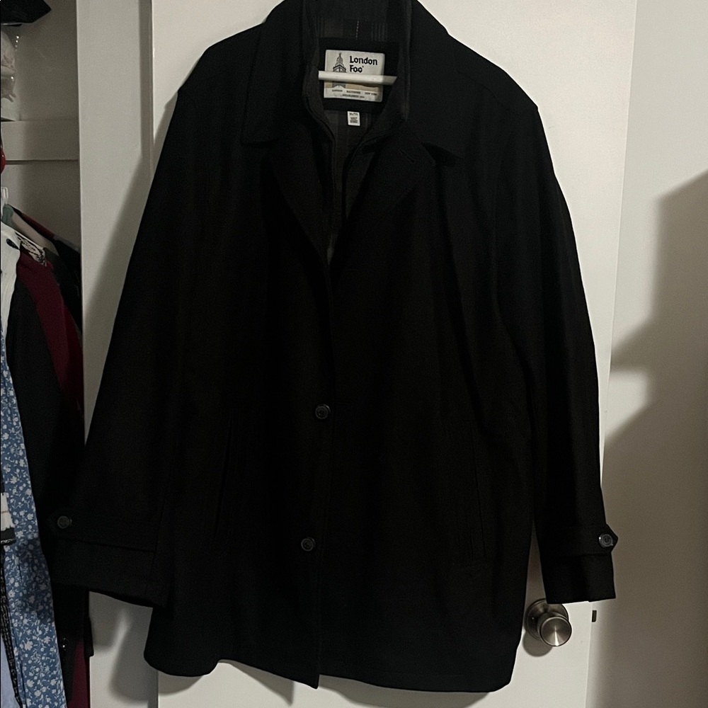 London Fog Men's Dark Trench Coat
